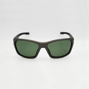 Sport γυαλιά ηλίου σε γκρι χρώμα με πράσινους πολωτικούς φακούς