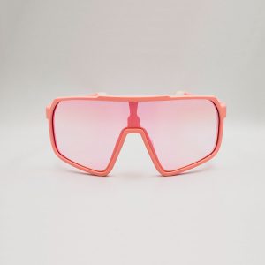unisex ροζ μάσκα ηλίου με ανοιχτόχρωμο φακό exteme fashion